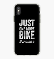 Vinilo o funda para iPhone Solo una bicicleta más que prometo - Amante de ciclismo