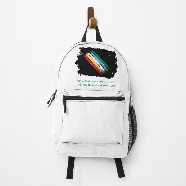 Item preview, Different Isn't Bad - Disability Pride Flag designed and sold by T-WoodCreations.