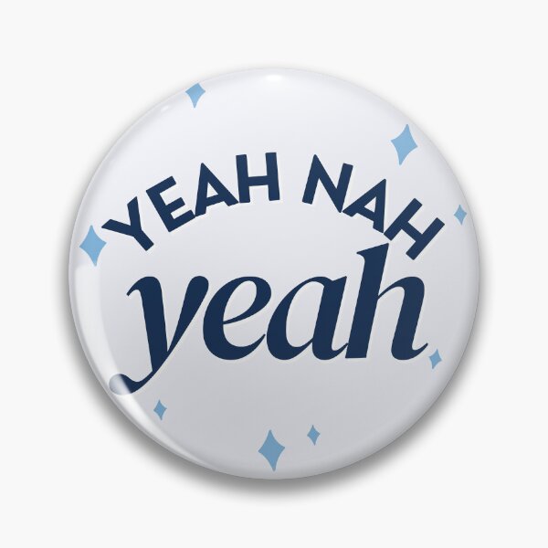 Item preview, Yeah Nah Yeah Square designed and sold by KGoPrintables.