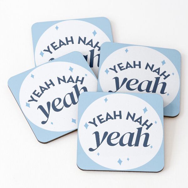 Item preview, Yeah Nah Yeah Square designed and sold by KGoPrintables.