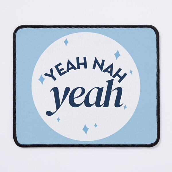 Item preview, Yeah Nah Yeah Square designed and sold by KGoPrintables.