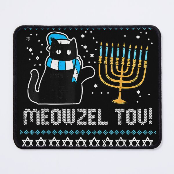 Item preview, Meowzel Tov Black Cat Funny Hanukkah Chanukah Men Women Kids designed and sold by samanee.