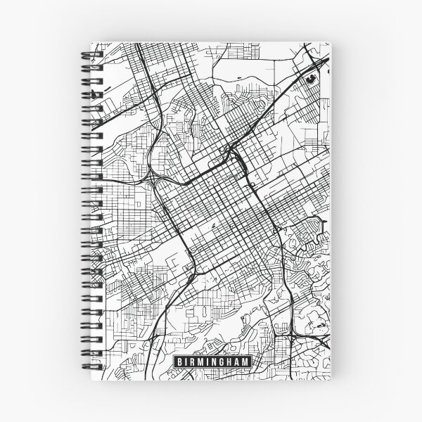 Item preview, Birmingham, Alabama Street Map designed and sold by InkistPrints.