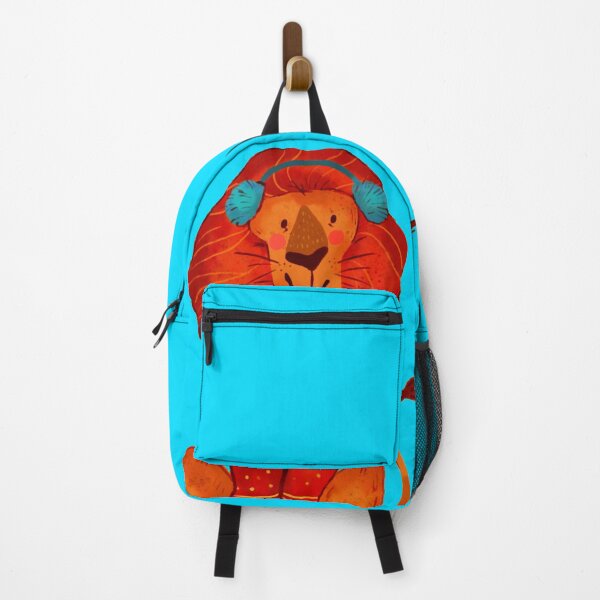 Item preview, Mr. Cool Lion Enjoying Christmas Keeping Warm in a Red Christmas Sweater designed and sold by MooriNjogu.