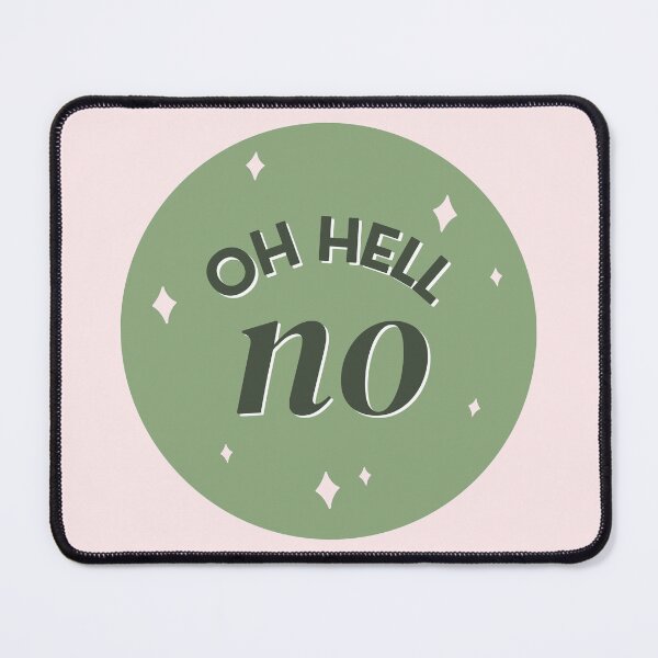 Item preview, Oh Hell No Square designed and sold by KGoPrintables.