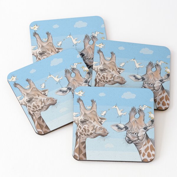 Item preview, Quirky Giraffes and Whacky Birds designed and sold by Esti Nagy.