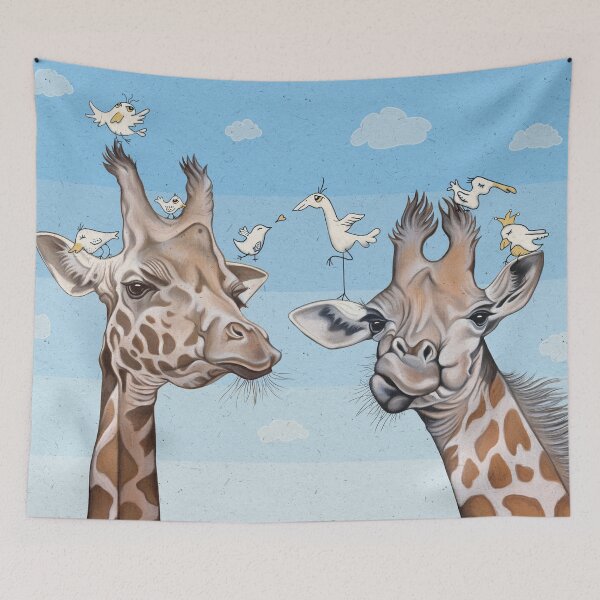 Item preview, Quirky Giraffes and Whacky Birds designed and sold by Esti Nagy.