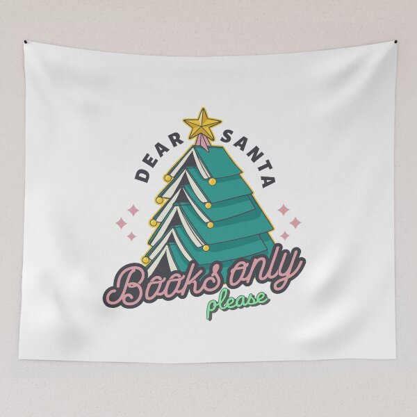Artikelvorschau, Lieber Weihnachtsmann, bitte nur Bücher entworfen und verkauft von BeansHotTees.