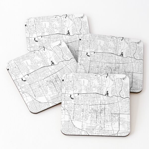 Item preview, Bishkek, Kyrgyzstan Street Map designed and sold by InkistPrints.