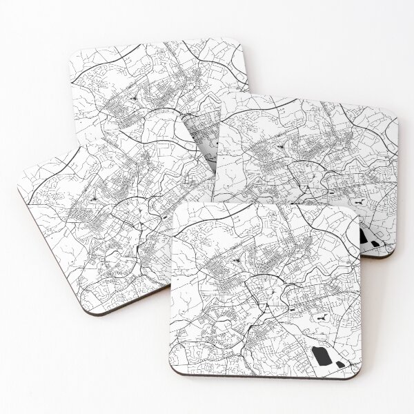 Item preview, Blackburn, England Street Map designed and sold by InkistPrints.