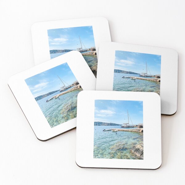 Item preview, Amoudi Bay - Santorini - Greece- Sail Boat designed and sold by lucyxprints.