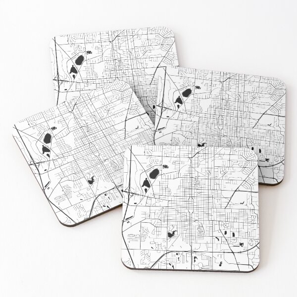 Item preview, Bloomington, Illinois Street Map designed and sold by InkistPrints.