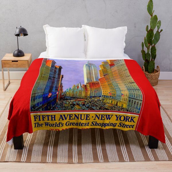 Item preview, Fifth Ave New York - Train Ad - Vintage Travel designed and sold by Culturio.