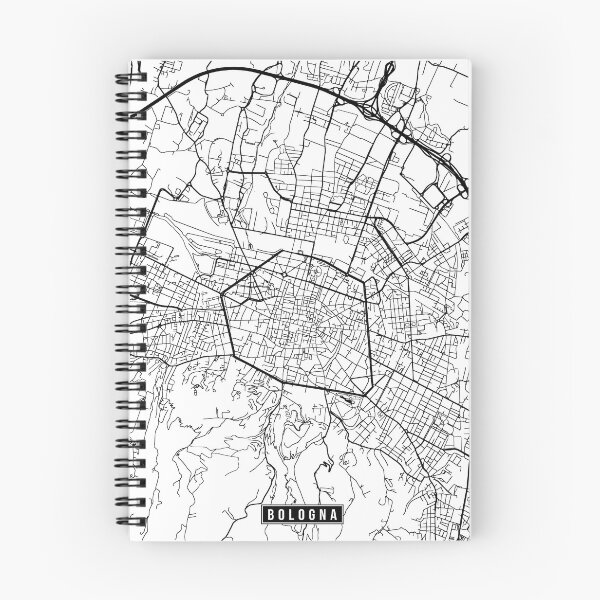 Item preview, Bologna, Italy Street Map designed and sold by InkistPrints.