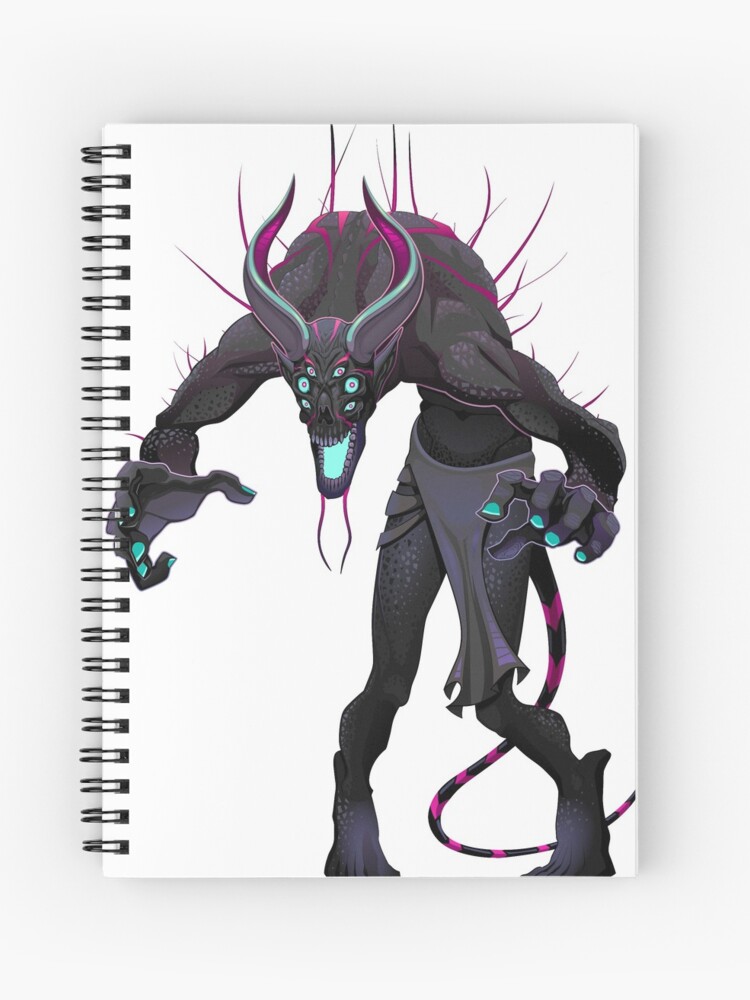 Cahier A Spirale Monstre Effrayant La Chupacabra Monstre Monstre Sombre Monstre Malefique Par Sunnyshop Redbubble