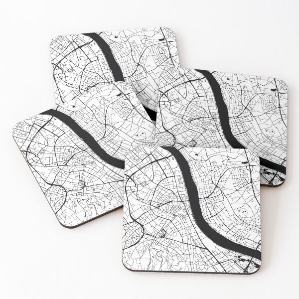 Item preview, Bonn, Germany Street Map designed and sold by InkistPrints.