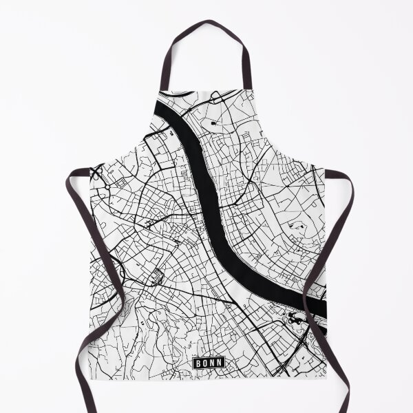 Item preview, Bonn, Germany Street Map designed and sold by InkistPrints.