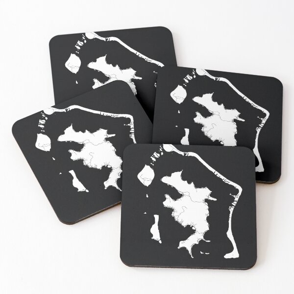 Item preview, Bora Bora, French Polynesia Street Map designed and sold by InkistPrints.
