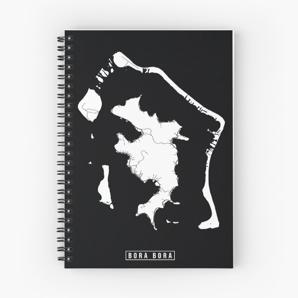 Item preview, Bora Bora, French Polynesia Street Map designed and sold by InkistPrints.