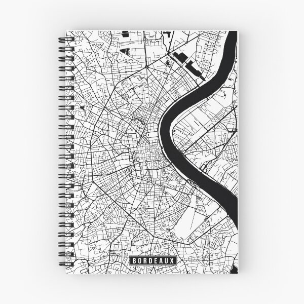 Artikelvorschau, Bordeaux, France Street Map entworfen und verkauft von InkistPrints.