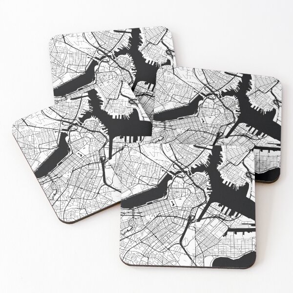 Item preview, Boston, Massachusetts Street Map designed and sold by InkistPrints.