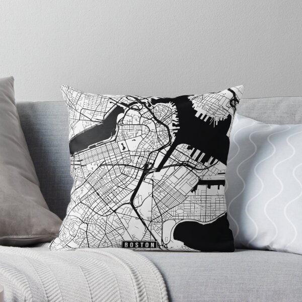 Item preview, Boston, Massachusetts Street Map designed and sold by InkistPrints.