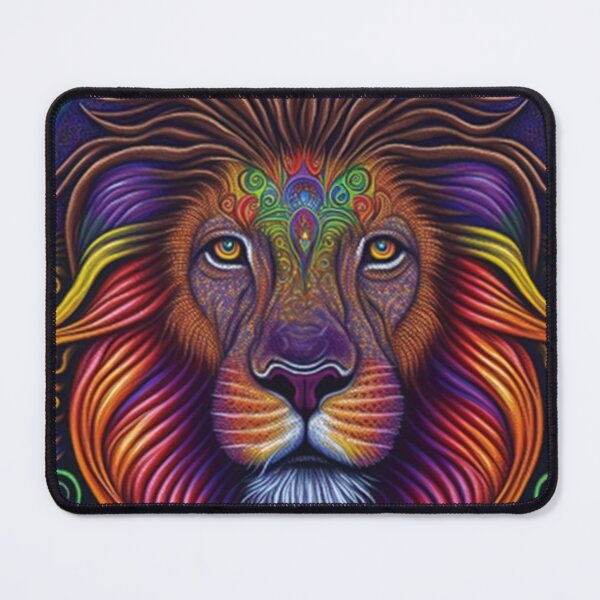 Item preview, AI created lion art print designed and sold by Charles Durall.