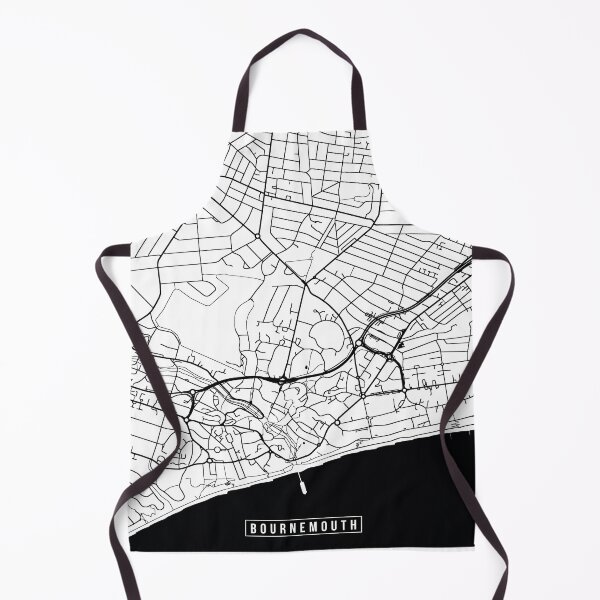Item preview, Bournemouth, England Street Map designed and sold by InkistPrints.