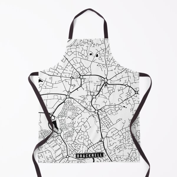 Item preview, Bracknell, England Street Map designed and sold by InkistPrints.