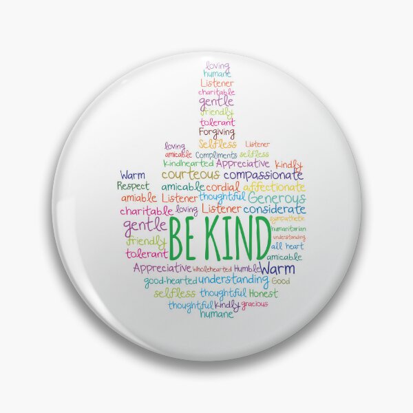 Item preview, Finger Up And Be Kind Colorful World Kindness Day Graphics designed and sold by QuanJewelry.