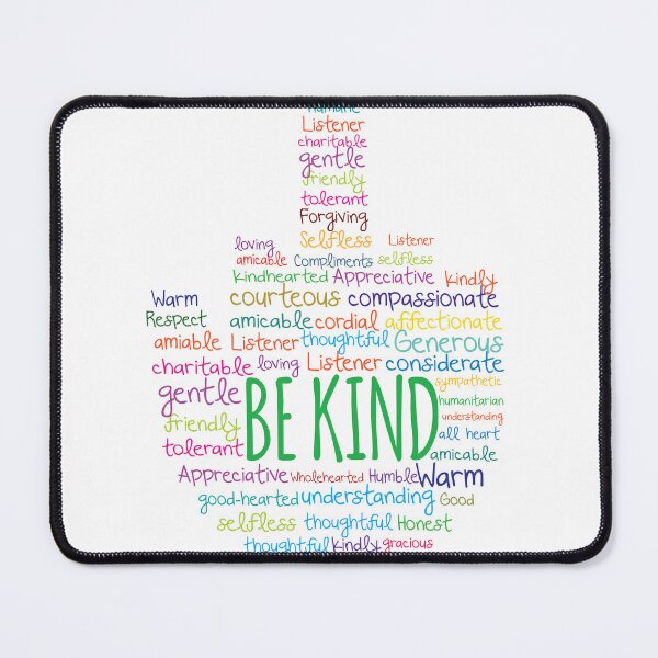 Item preview, Finger Up And Be Kind Colorful World Kindness Day Graphics designed and sold by QuanJewelry.