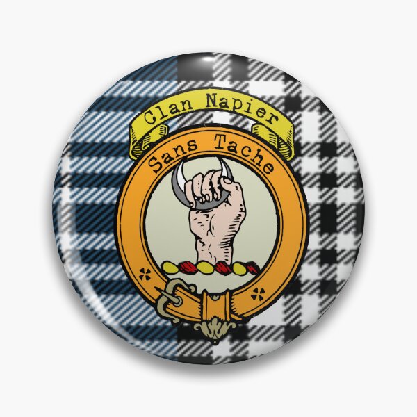 Item preview, Napier Scottish Tartan and Crest designed and sold by BagTown Clans.