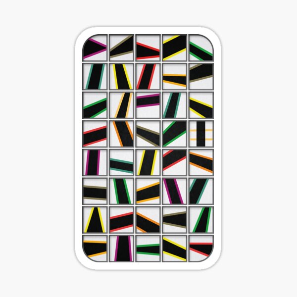 PYRAMID PUZZLE OVERLAY Sticker