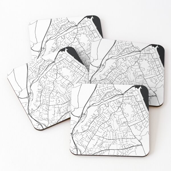 Item preview, Bray, Ireland Street Map designed and sold by InkistPrints.