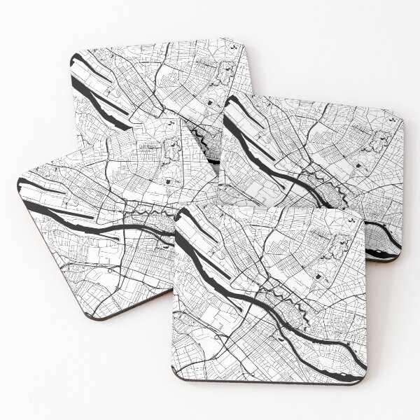 Artikelvorschau, Bremen, Germany Street Map entworfen und verkauft von InkistPrints.