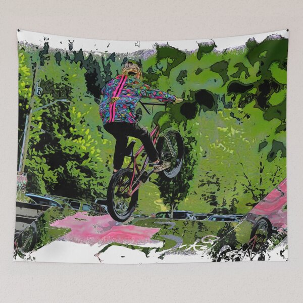 Item preview, Jumping The Ramp - BMX Rider designed and sold by NaturePrints.