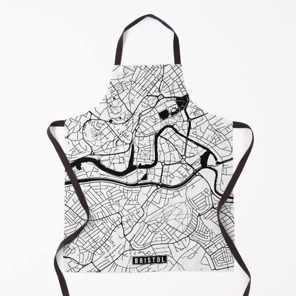 Artikelvorschau, Bristol, England Street Map entworfen und verkauft von InkistPrints.