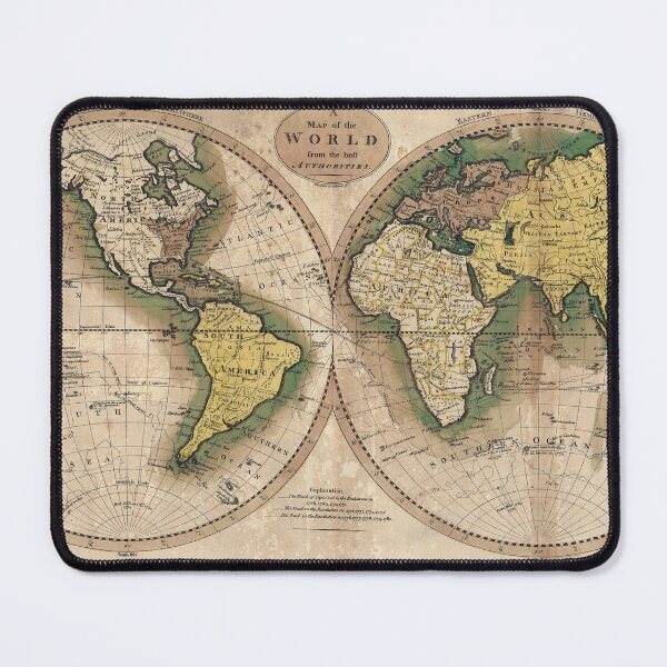 Item preview, Map of the World 1795 designed and sold by Daniel Hagerman.