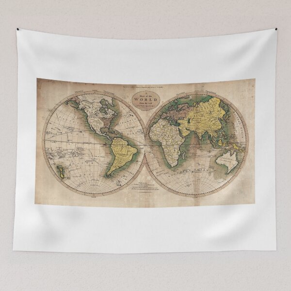 Item preview, Map of the World 1795 designed and sold by Daniel Hagerman.