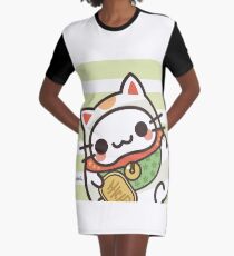 Bae Bae Katzen T-Shirt Kleid