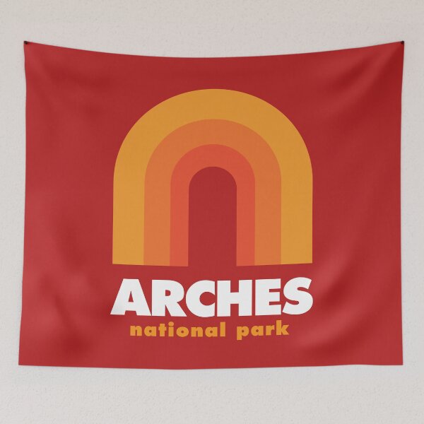 Item preview, Arches National Park Retro Designs designed and sold by yelly123.