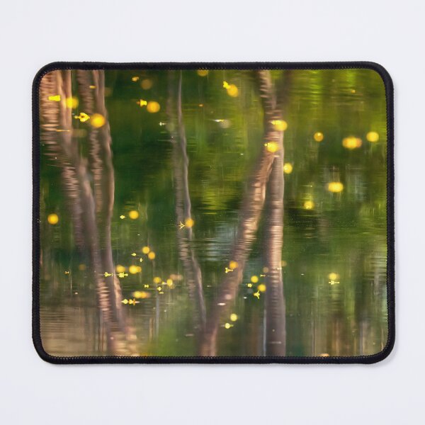 Item preview, Abstract green yellow nature shapes designed and sold by bnilesh.