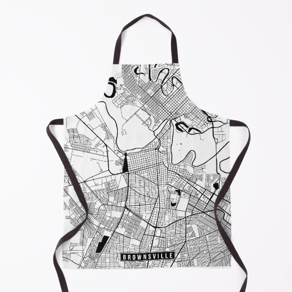 Item preview, Brownsville, Texas Street Map designed and sold by InkistPrints.