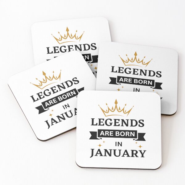 Item preview, Legends are Born in January | Birth Month | January  designed and sold by Denefie.