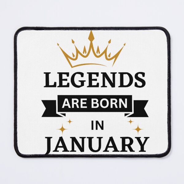 Item preview, Legends are Born in January | Birth Month | January  designed and sold by Denefie.