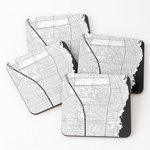 Artikelvorschau, Buenos Aires, Argentina Street Map entworfen und verkauft von InkistPrints.