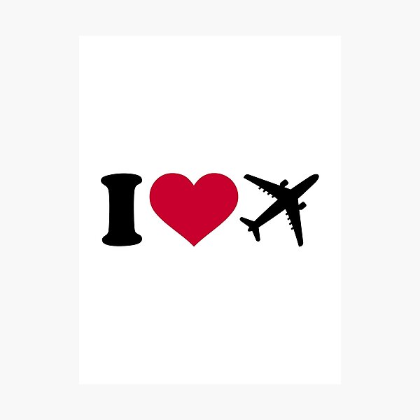 Item preview, I love airplanes designed and sold by Designzz.