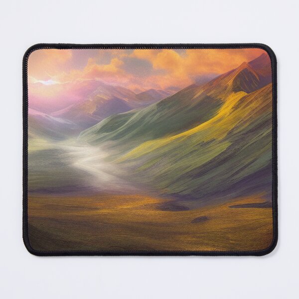 Item preview, Denali National Park Ethereal digital painting with Dramatic Coloring 4 designed and sold by DiatomDesigns.