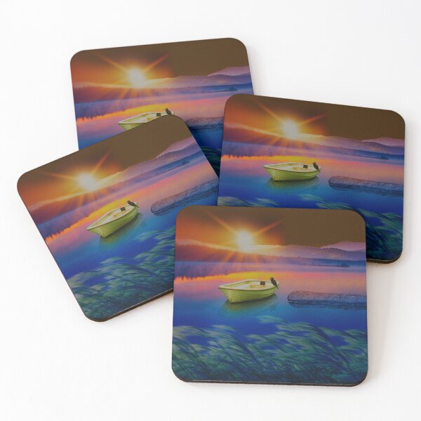 Item preview, Lake Mountain Sunset View designed and sold by ChristinasMess.