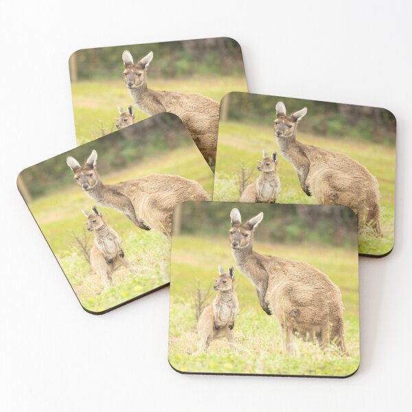 Item preview, Mum and joey kangaroo Pemberton designed and sold by Images by Chris de Blank.